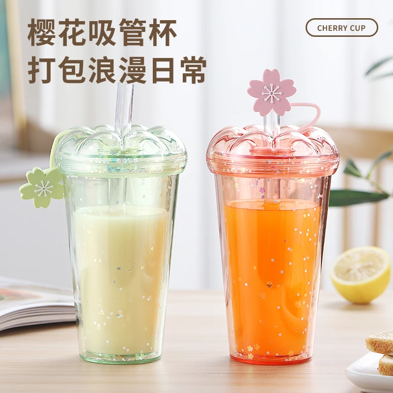 ストロー付き大型トラベルカップ